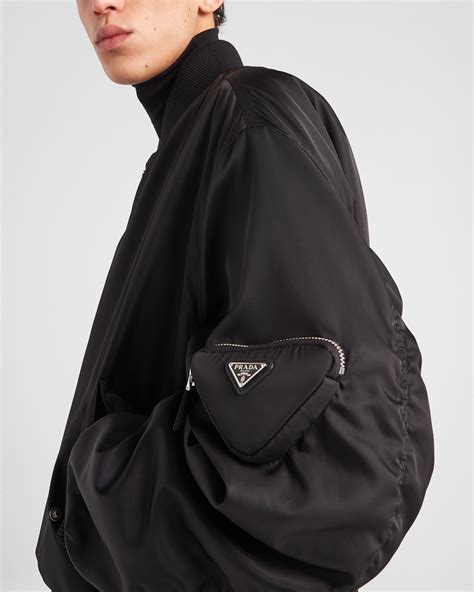 prada re nylon bomber jacket